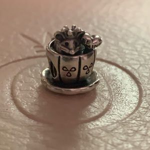 Authentic Pandora Mouse in teacup charm.